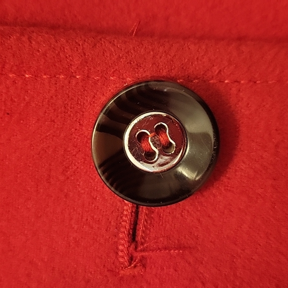 Jessica Simpson red pea coat - Picture 5 of 10